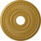Ekena Millwork Melonie Ceiling Medallion (Fits Canopies up to 6 3/8"), 16"OD x 3 5/8"ID x 3/4"P, Iridescent Gold CM16MLIGS - alternate 1